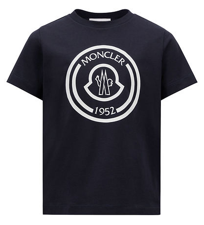 Moncler T-shirt - Navy w. Print Moncler T-shirt - Navy w. Print