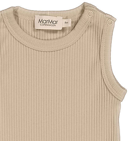 MarMar Bodysuit u/æ - Rib - Modal - Stone Wall