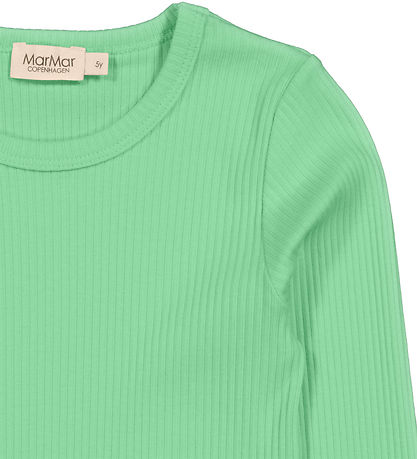 MarMar Blouse - Rib - Modal - Plain - Cale Green MarMar Blouse - Rib - Modal - Plain - Cale Green