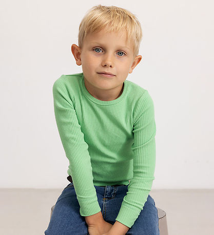 MarMar Blouse - Rib - Modal - Plain - Cale Green MarMar Blouse - Rib - Modal - Plain - Cale Green