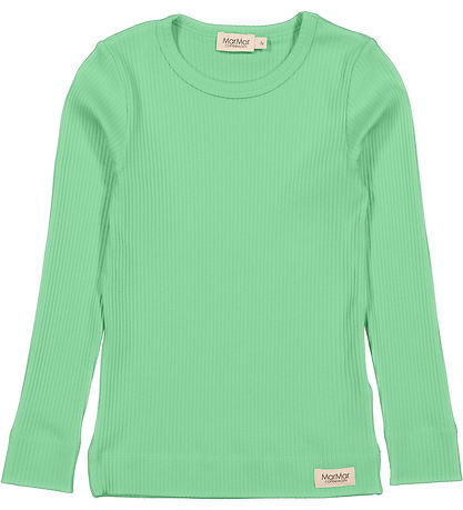 MarMar Blouse - Rib - Modal - Plain - Cale Green MarMar Blouse - Rib - Modal - Plain - Cale Green