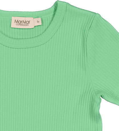 T-Shirt MarMar - Rib - Modal - Plain - Cale Green T-Shirt MarMar - Rib - Modal - Plain - Cale Green