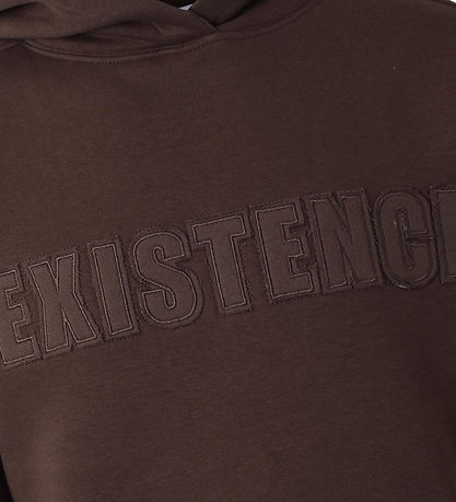 Hound Hoodie - Dark Brown w. Text