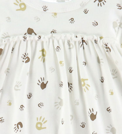 Joha Dress - Off White w. Print