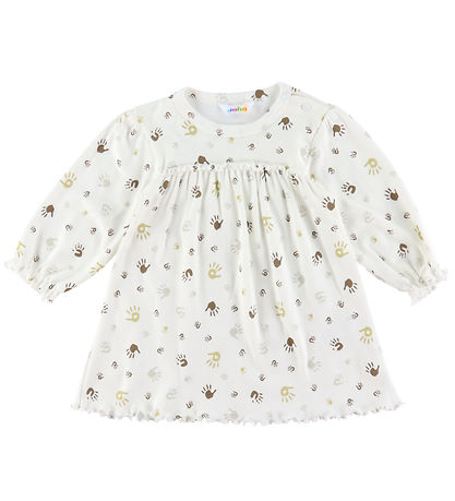 Joha Dress - Off White w. Print