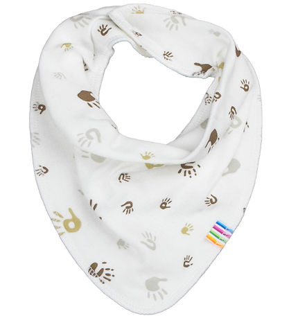 Joha Babyslabbetje - Off White m. Print