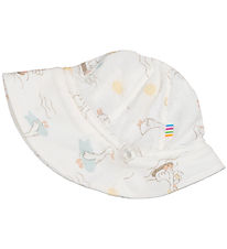 Joha Sun Hat - Wool/Silk - Off White w. Print Joha Sun Hat - Wool/Silk - Off White w. Print