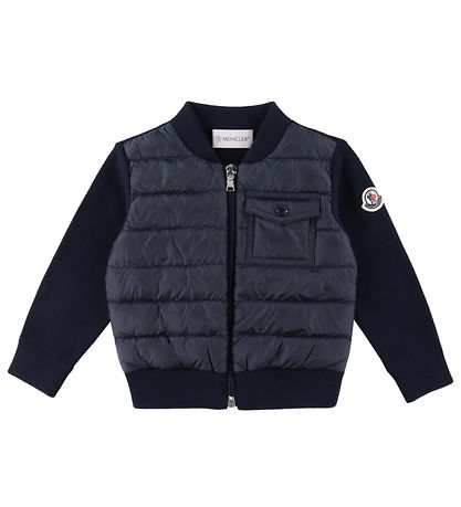 Moncler Cardigan - Gebreid/Dons - Navy Moncler Cardigan - Gebreid/Dons - Navy