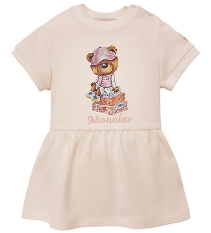 Moncler Sweat Dress - Pink w. Soft Toy Moncler Sweat Dress - Pink w. Soft Toy