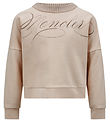 Moncler Sweatshirt - Pink w. Embroidery Moncler Sweatshirt - Pink w. Embroidery