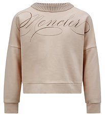Moncler Sweatshirt - Pink w. Embroidery Moncler Sweatshirt - Pink w. Embroidery