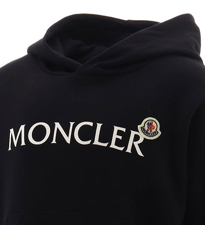Moncler Hoodie - Zwart m. Print
