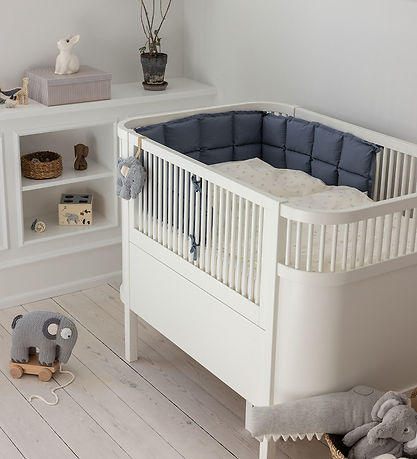 Sebra Bed Bumper - Kapok - 180x26 cm - Forest Lake Blue