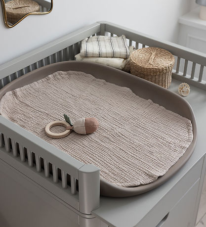 Sebra Changing Mat - 2-Pack - Muslin - Jetty Beige