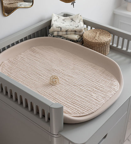 Sebra Changing Mat - 2-Pack - Muslin - Birchbark Rose