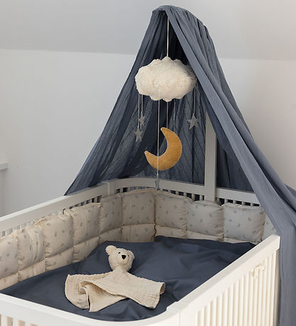 Sebra Canopy - Sky - Dobby weave - Forest Lake Blue