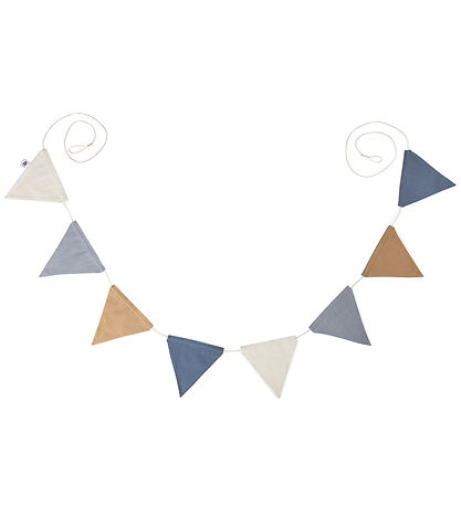 Sebra Bunting Banner - Double-Sided - 300 cm - Forest Lake Blue
