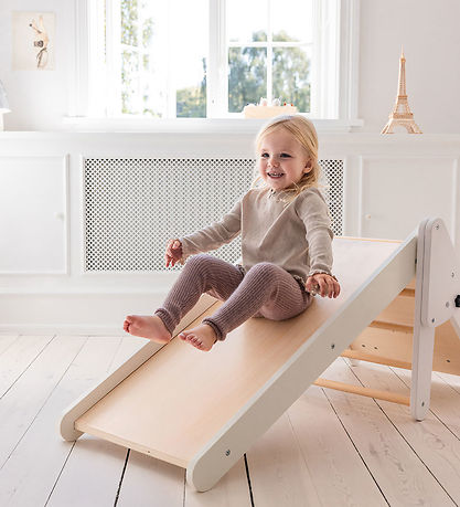 Sebra Climb- And Rollercoaster - 2-I-1 - White Sebra Climb- And Rollercoaster - 2-I-1 - White