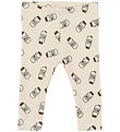 The New Siblings Leggings - Rib - TnsbNigel - White Swan AOP The New Siblings Leggings - Rib - TnsbNigel - White Swan AOP