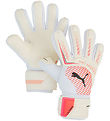 Puma Goalkeeper Gloves - ULTRA Pro Jr - White Puma Goalkeeper Gloves - ULTRA Pro Jr - White