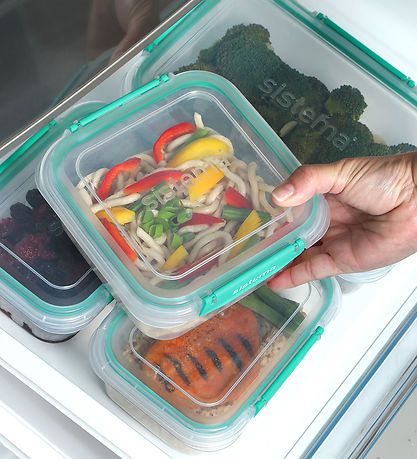 Sistema Matboks - 1,15L - Square Stax To Go - Turkis Sistema Matboks - 1,15L - Square Stax To Go - Turkis