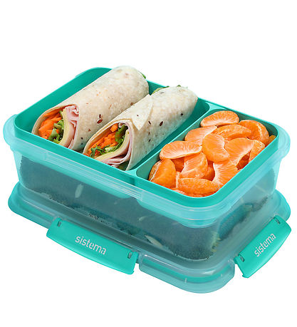Sistema Broodtrommel - 2.2L Rechthoek Stax To Go - Turquoise Sistema Broodtrommel - 2.2L Rechthoek Stax To Go - Turquoise