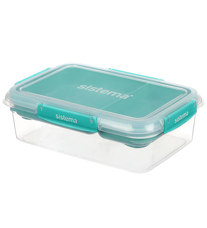 Sistema Broodtrommel - 2.2L Rechthoek Stax To Go - Turquoise Sistema Broodtrommel - 2.2L Rechthoek Stax To Go - Turquoise