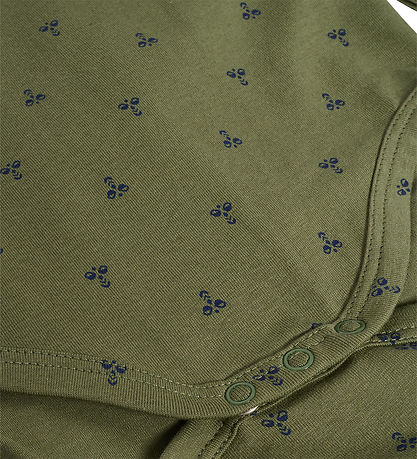 Hummel Bodysuit L/æ - hmlBeesy - Olivine w. Logo