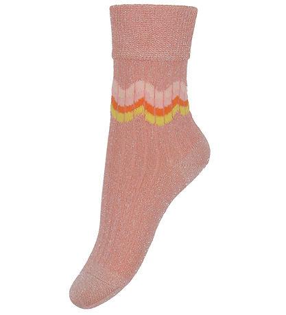 Molo Socks - Nomi - 2-Pack - Warm Coral