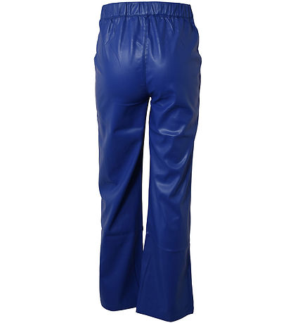 Hound Trousers - Imitation Leather - Wide - Cobalt Blue Hound Trousers - Imitation Leather - Wide - Cobalt Blue