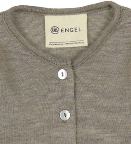 Engel Cardigan - Wolle/Seide - Walnuss Engel Cardigan - Wolle/Seide - Walnuss