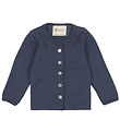 Engel Cardigan - Wolle/Seide - Navy Blue