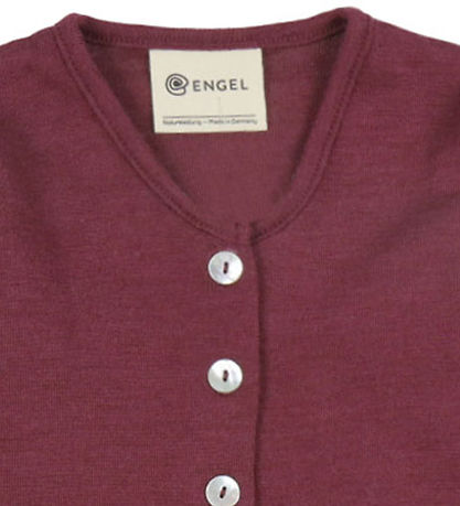 Engel Cardigan - Wol/Zijde - Orchid