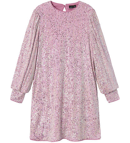 LMTD Klänning - NlfRink - Lilac Snow m. Paljetter