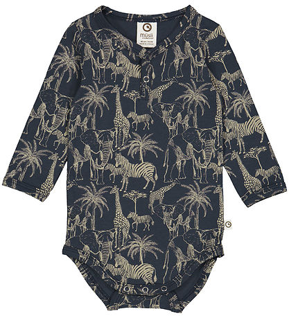 Müsli Bodysuit L/æ - Safari - Night Blue/Cashmere