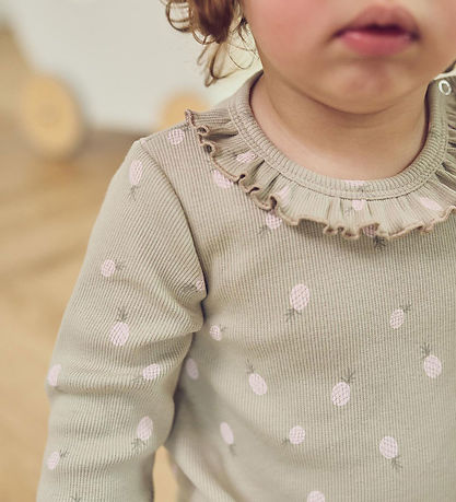 Müsli Dress - Rib - Pineapple - Soft Green/Poetry Green/Mary