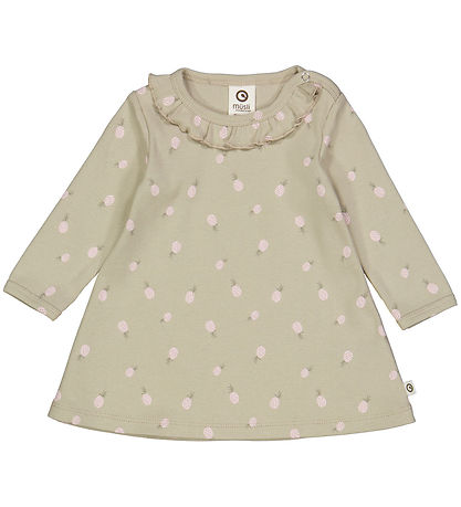 Müsli Dress - Rib - Pineapple - Soft Green/Poetry Green/Mary