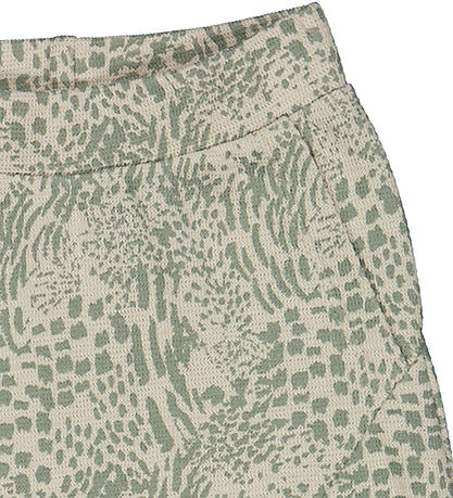 Müsli Trousers - Leopard Cut - Soft Green/Poetry Green