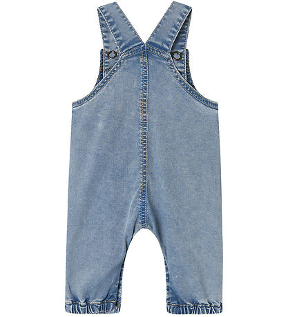 Name It Smekkbuxur - NbmAlvin - Medium+ Blue Denim Name It Smekkbuxur - NbmAlvin - Medium+ Blue Denim