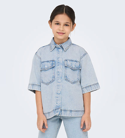 Kids Only Farkkutakki - KogSophie - Light Blue Denim