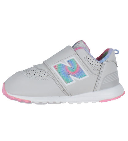 New Balance Sko - 574 - Grey Sak/Signal Rosa