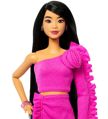 Poupée Barbie - 30 cm - Deluxe Style Rose Asiatique