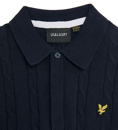 Lyle & Scott Polo - Knitted - Dark Navy