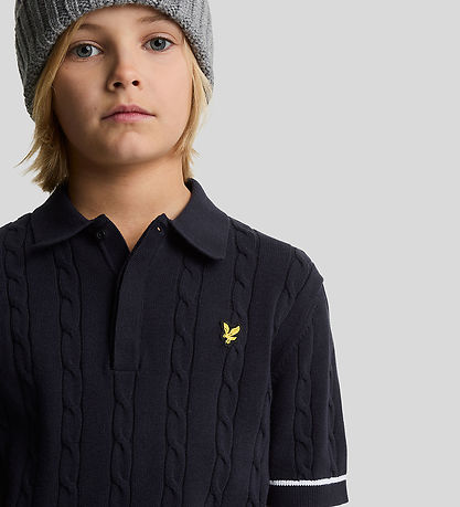Lyle & Scott Polo - Knitted - Dark Navy Lyle & Scott Polo - Knitted - Dark Navy