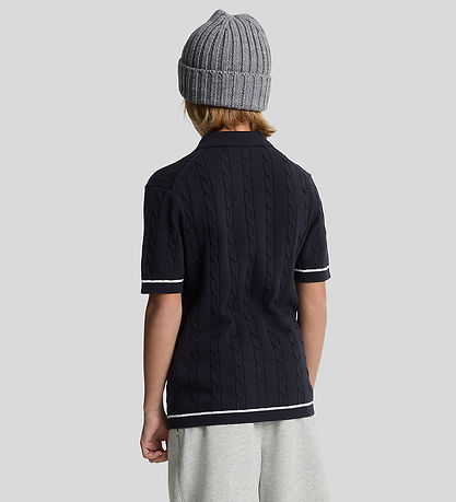 Lyle & Scott Polo - Knitted - Dark Navy Lyle & Scott Polo - Knitted - Dark Navy