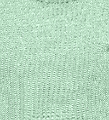 Kids Only T-shirt - Noos - Rib - KogNella - Birds Ägg Green