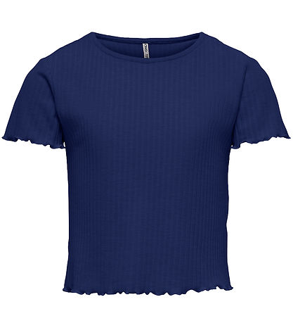 Kids Only T-shirt - Noos - Rib - KogNella - Mazarine Blue Kids Only T-shirt - Noos - Rib - KogNella - Mazarine Blue