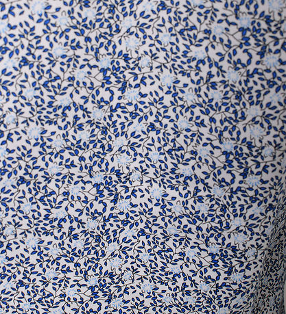 Hound Shirt - White/Blue w. Flowers