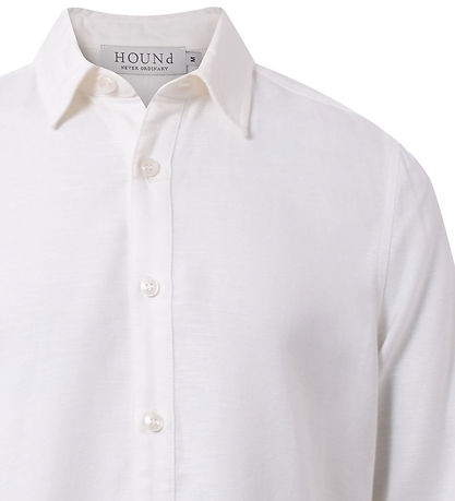 Hound Shirt - Linen/Viscose - White