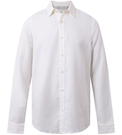 Hound Shirt - Linen/Viscose - White